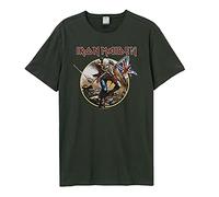 Amplified Herren Iron Maiden Trooper Mens Crew Tee T-Shirt, Grau (Charcoal), XX-Large