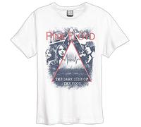 Amplified Herren T-Shirt Pink Floyd - Pyramid Faces, Weiß (White Wh), XL