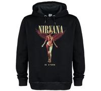 Amplified - In Utero Nirvana Sweatshirt für Erwachsene, Uni, Schwarz , XS