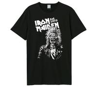 Amplified Iron Maiden - 50er Jubiläum | Eddie One Colour 1975 | Größe: XL, Farbe: Schwarz, 100% Baumwolle