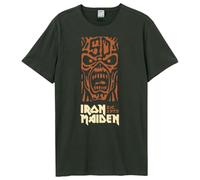 Amplified IRON MAIDEN - 50er Jubiläum | Orange Totem Pole | Größe: S, Farbe: Dunkelgrau, 100% Baumwolle