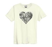 Amplified - Joan Jett & The Black Hearts T-Shirt für Erwachsene, Unisex, Weiß, Retro, S
