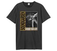 Amplified Louder Than Love Soundgarden Vintage Damen-T-Shirt, Coal, Groß