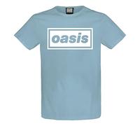 Amplified Oasis Decca Band Logo T Shirt M