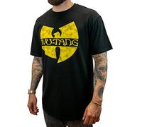 Amplified Oversized Hip Hop T-Shirt - WU-Tang Clan - Logo, Größe L, Schwarz, 100% Baumwolle (240g), Herren, Frauen, Kinder, Unisex, Frühling, Sommer, Herbst, Winter, Festival, Musik