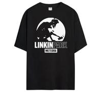 Amplified Oversized Tour Shirt - Linkin Park - Meteora Moon, Größe XL, Dunkelgrau, Unisex, 100% Baumwolle, Herren, Frauen, Kinder, Unisex, Frühling, Sommer, Herbst, Winter, Festival, Musik