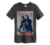 Amplified Riverside The Doors T-Shirt für Erwachsene, Unisex, Anthrazit, L