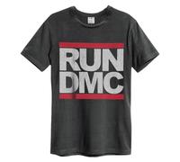 Amplified Run DMC Logo T-Shirt - Charcoal (M)