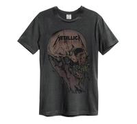 Amplified - Sad But True T-Shirt für Herren/Damen Unisex (M) (Holzkohle)