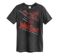 Amplified - Screaming for Vengeance T-Shirt für Herren/Damen Unisex (M) (Holzkohle)