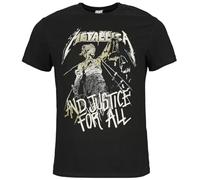 Amplified Shirt Metallica and Justice for All Black, XL, Schwarz