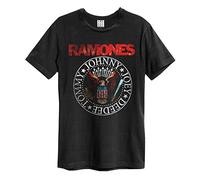 Amplified Shirt Ramones Logo Vintage Seal Unisex, S, Schwarz