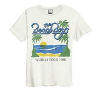 Amplified Shirt The Beach Boys - 1988 Tour Vintage White L