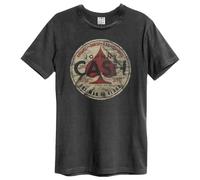 Amplified - The Man In Black T-Shirt für Herren/Damen Unisex (M) (Holzkohle)