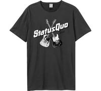 Amplified Timeless Badge Status Quo T-Shirt für Erwachsene, Unisex, anthrazit, XXL