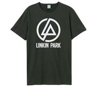 Amplified Tour Shirt - Linkin Park - Circle Logo, Größe S, Dunkelgrau, Unisex, 100% Baumwolle, Herren, Frauen, Kinder, Unisex, Frühling, Sommer, Herbst, Winter, Festival, Musik