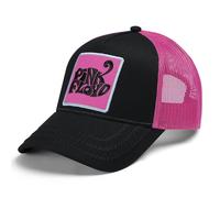 Amplified Trucker Baseballkappe mit verstellbarem Snapback-Verschluss, Atmungsaktiv - Pink Floyd, Schwarz-Pink