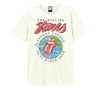 Amplified Uni Band T-Shirt - The Rolling Stones - Voodoo Lounge Tour, Dunkelgrau, weiß, XL