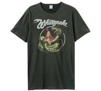 Amplified Unisex Adult Love Hunter Whitesnake T-Shirt, Dunkelgrau, Mittel