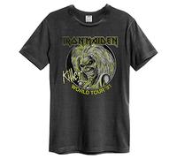 Amplified Unisex Band T-Shirt - Iron Maiden - Killers World Tour '81, S