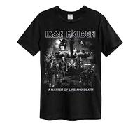 Amplified Unisex Band T-Shirt - Iron Maiden - Matter of Life or Death, S