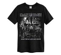 Amplified Unisex Band T-Shirt - Iron Maiden - Matter of Life or Death, S