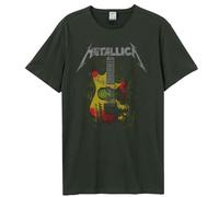 Amplified Unisex Band T-Shirt - Metallica - Frankenstein Guitar, Dunkelgrau, M