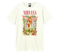 Amplified Unisex Band T-Shirt - Nirvana - In Utero Wilderness, Vintage-White, M