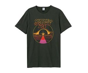 Amplified Unisex Band T-Shirt - Queens of the Stone Age - Eye of the Moon, Dunkelgrau, XXL