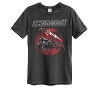 Amplified Unisex Band T-Shirt - Scorpions - Scorpions Tail, Dunkelgrau, XXL