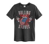 Amplified Unisex Band T-Shirt - The Rolling Stones - 1975 Tour, L