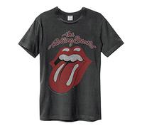 Amplified Unisex Band T-Shirt - The Rolling Stones - Vintage Tongue, S