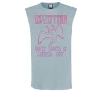 Amplified Unisex Erwachsene 77 Gradient Led Zeppelin ärmelloses Tanktop, Strange Blue, L