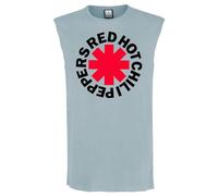 Amplified Unisex Erwachsene Classic Asterix Red Hot Chili Peppers Tank Top, Strange Blue, Mittel