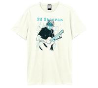 Amplified Unisex Erwachsene Ed Sheeran Doodle T-Shirt, Vintage-Weiß, XL
