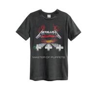 Amplified Unisex Erwachsene Master Of Puppets Metallica T-Shirt, Dunkelgrau, XL