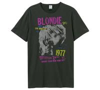 Amplified Unisex Erwachsene Tour 77 Blondie T-Shirt, Dunkelgrau, L