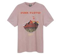 Amplified Unisex Erwachsene Vintage Pyramids Pink Floyd T-Shirt, Pink Thrift, Klein
