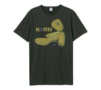 Amplified Unisex Korn T-Shirt (DE/NL/SE/PL, Alphanumerisch, M, Regular, Regular, Grau)
