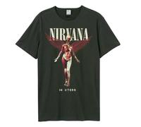 Amplified Unisex Nirvana T-Shirt Charcoal M