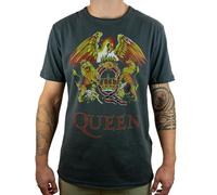 Amplified Unisex Shirt - Queen - Royal Crest, Grau, S