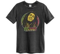 Amplified Unisex Tee Bob Marley - Will You Be Loved, Char, XS
