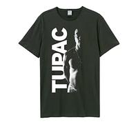 Amplified Unisex Tee Tupac Shakur - Charcoal, XXL