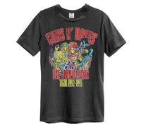 Amplified Use Your Illusion T-Shirt Guns N Roses Erwachsene Unisex, Kohle, Large