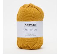 Amraya Dream Weaver 100% Baby Alpakawolle in 16 Farben kratzfrei - 50g/100m - weiche Alpaka Wolle zum Stricken und Häkeln (0633)