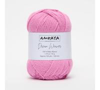 Amraya Dream Weaver 100% Baby Alpakawolle in 16 Farben kratzfrei - 50g/100m - weiche Alpaka Wolle zum Stricken und Häkeln (J104)
