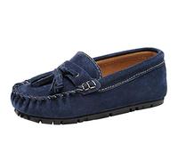amropi Mokassins Jungen Quaste Loafers Kleinkind Slip on Bequeme Slipper (Marine,31 EU)
