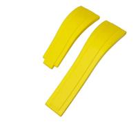 AMSOH Uhrenarmband aus Naturkautschuk, 20 mm, geeignet für Rolex Submariner Daytona Yatch Master GMT, Silikon-Uhrenarmband, Black Buckl, Azetat, Kein Edelstein