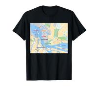 Amsterdam Ferry Travel Art Niederlande T-Shirt