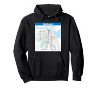 Amsterdam Rail Travel Art Niederlande Pullover Hoodie